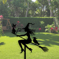 Halloween Witch Yard Art