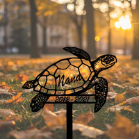 Turtle Pet Memorial Sign