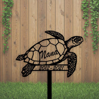 Turtle Pet Memorial Sign