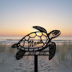 Turtle Pet Memorial Sign