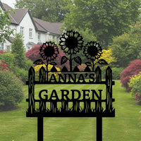Sunflower Garden Name Sign