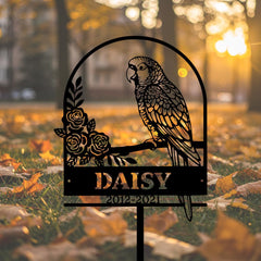 Parrot Pet Memorial Sign