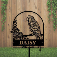 Parrot Pet Memorial Sign