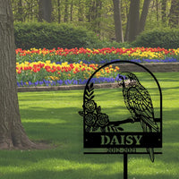 Parrot Pet Memorial Sign