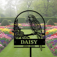 Parrot Pet Memorial Sign