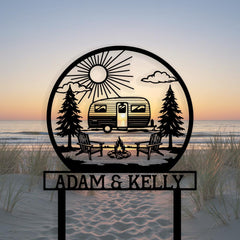 Custom Camper Yard Sign