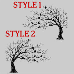 Love Birds Tree Metal Wall Art