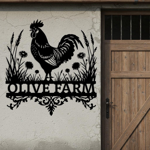 Chicken Farmhouse Sign