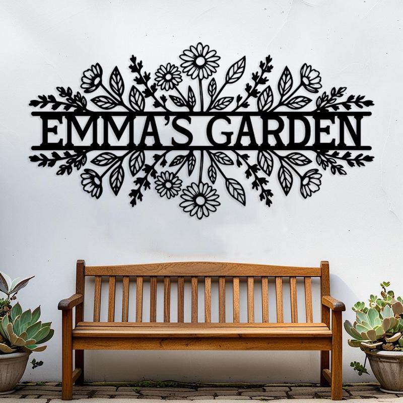 Wildflower Last Name Sign