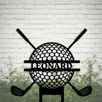 Custom Golf Yard Sign