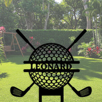 Custom Golf Yard Sign
