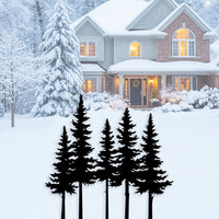 Rustic Pine Tree Yard Sign