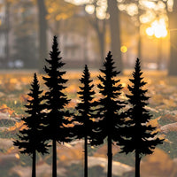 Rustic Pine Tree Yard Sign