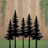 Rustic Pine Tree Yard Sign