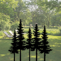 Rustic Pine Tree Yard Sign