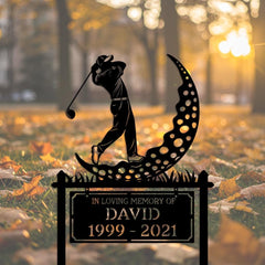 Golf Memorial Yard Sign