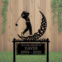 Golf Memorial Yard Sign