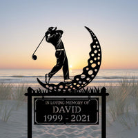 Golf Memorial Yard Sign