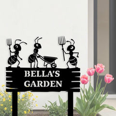 Funny Ant Garden Sign