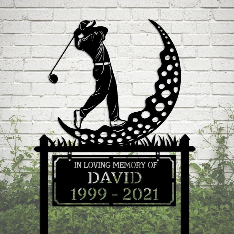 Golf Memorial Yard Sign