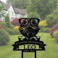 Bearded Dragon Memorial Yard Sign