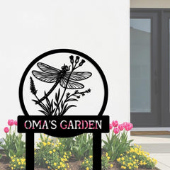 Dragonfly Garden Stake
