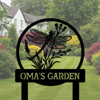 Dragonfly Garden Stake