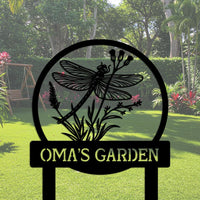 Dragonfly Garden Stake