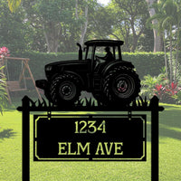 Farmhouse Address Sign