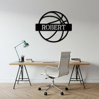 Custom Basketball Name Sign