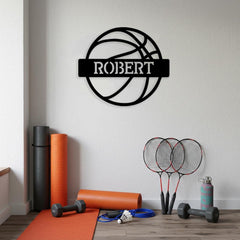 Custom Basketball Name Sign