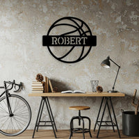 Custom Basketball Name Sign