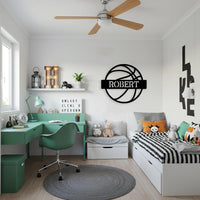 Custom Basketball Name Sign