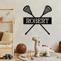 Personalized Lacrosse Sign
