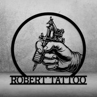 Tattoo Studio Custom Metal Sign