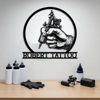 Tattoo Studio Custom Metal Sign