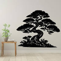 Oversized Bonsai Tree Living Room Decor