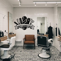 Custom Barber Shop Metal Sign