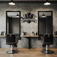Custom Barber Shop Metal Sign