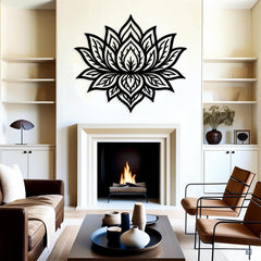 Lotus Flower Metal Wall Art