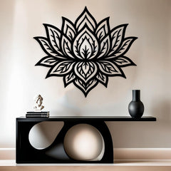 Lotus Flower Metal Wall Art