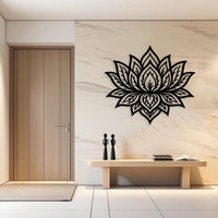 Lotus Flower Metal Wall Art