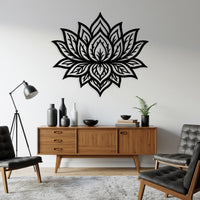 Lotus Flower Metal Wall Art