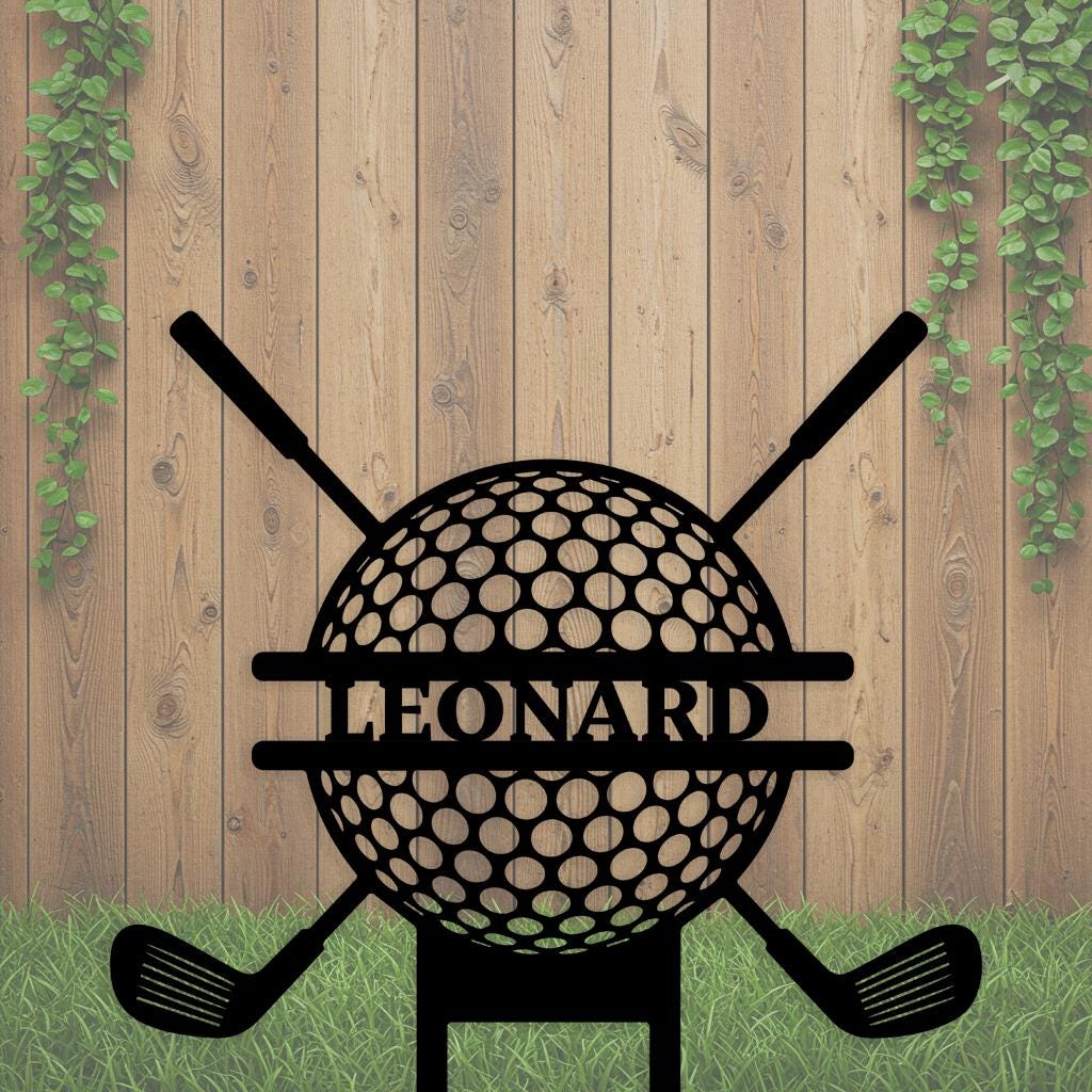 Custom Golf Yard Sign