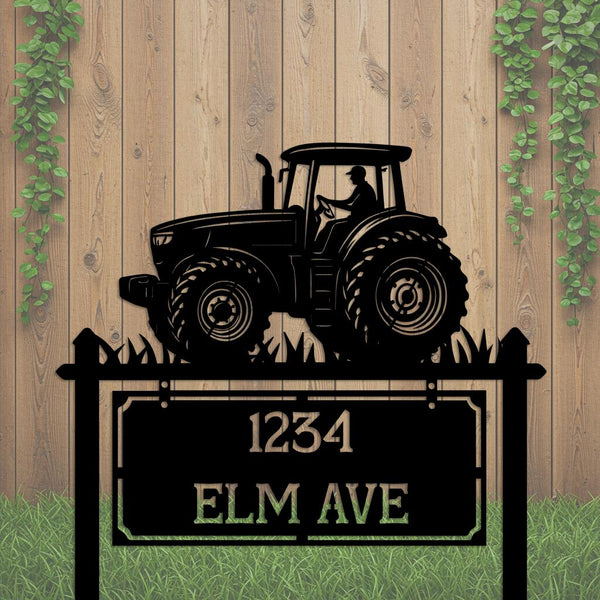 Farm Tractor Custom Yard Sign