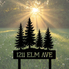 Pine Tree Custom Yard Sign