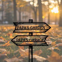 Custom Arrow Direction Sign
