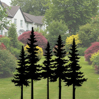 Rustic Pine Tree Yard Sign