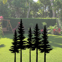 Rustic Pine Tree Yard Sign