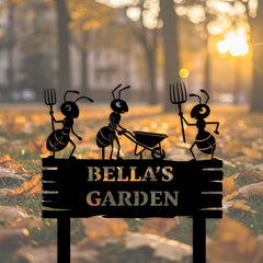 Funny Ant Garden Sign